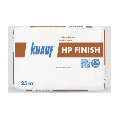 Шпатлёвка гипсовая Knauf HP Finish, 25 кг