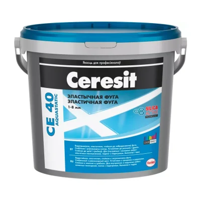 Затирка для швов Ceresit CE 40, серая, 2 кг